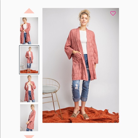 NEW! Lace Lover Kimono - Picture 2 of 5